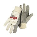 Boss Glove Cotton 10Oz Pvc Dotted L 5501